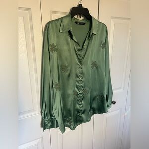 Zara Button Up Blouse